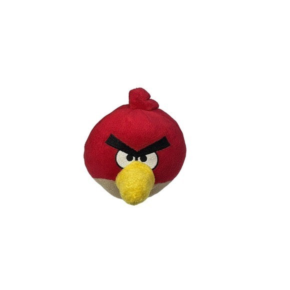 Commonwealth Angry Birds Red Bird 5" Plush Stuffed Animal Toy NO Sound - Picture 2 of 4